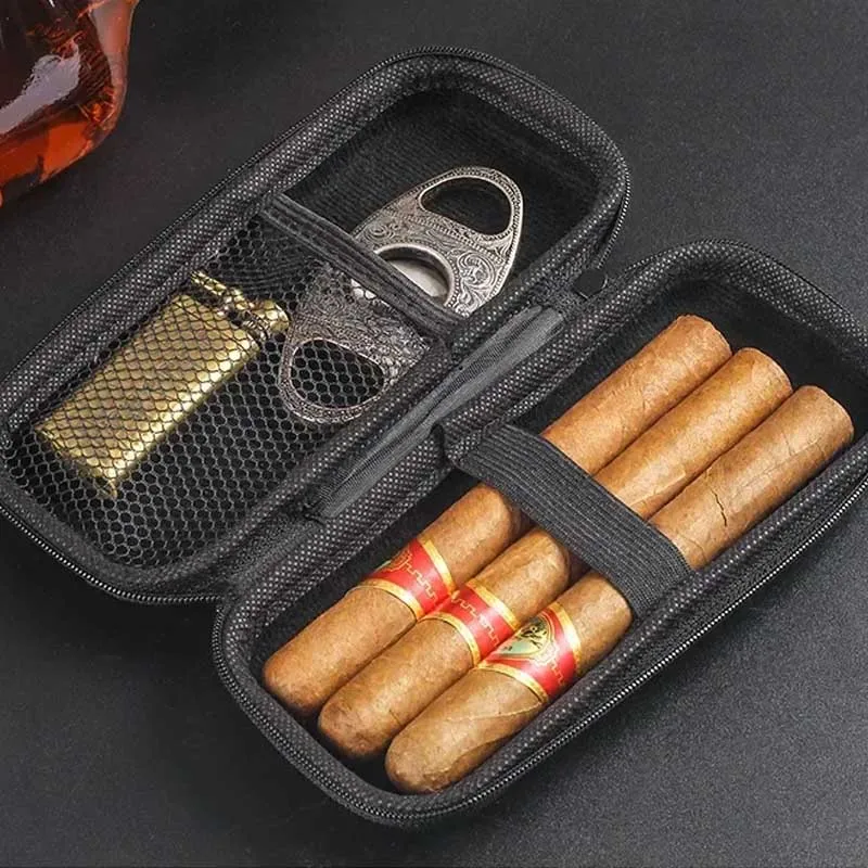Travel Accessories Pack - Portable Cigar Case EVA Light weight