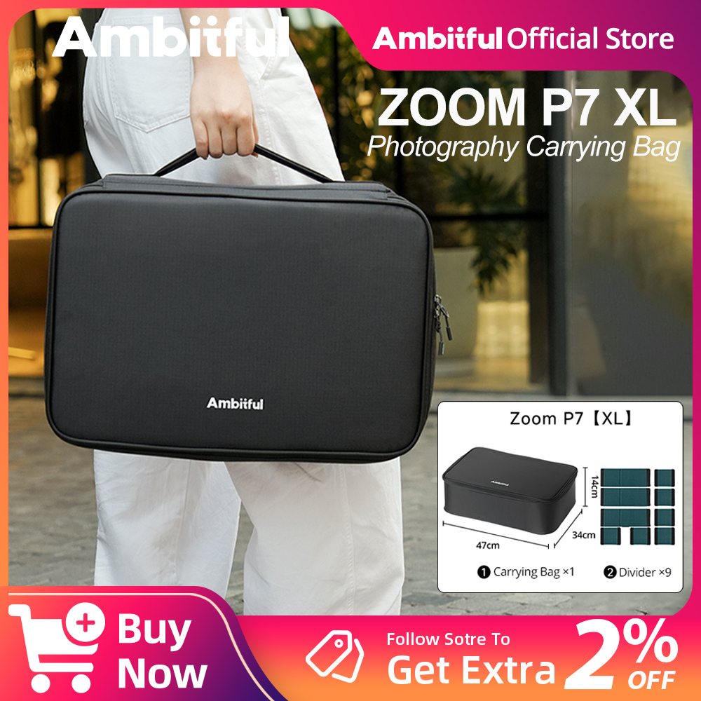 Camera Bag Travel - Ambitful ZOOM P7II XL Photography Storage