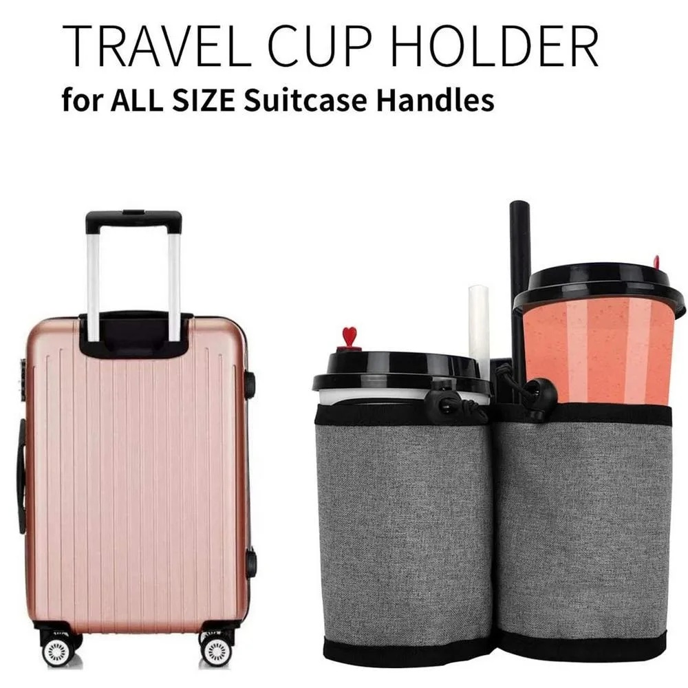 Travel Accessories B&M - New Luggage Handle Water Bottle Holder