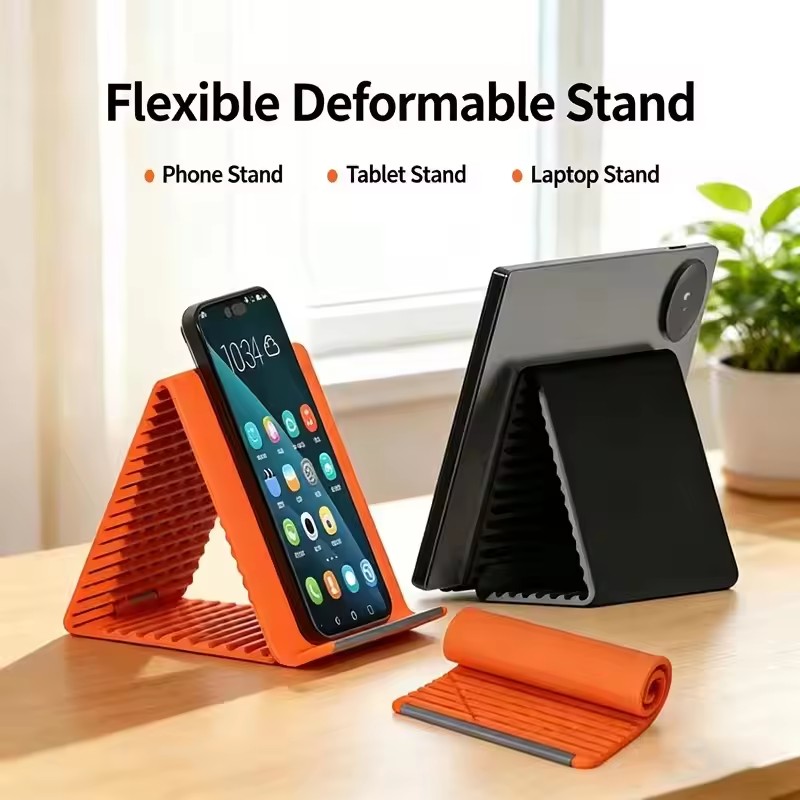 Travel Accessories Deals - Lazy Portable Phone Stand Silicone Desktop