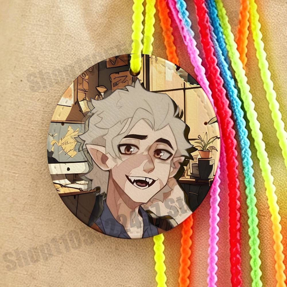 Luggage Tag Leather - The Anime G-Golden-G-Guard Can be filled