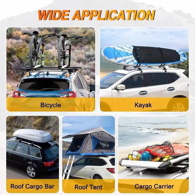 Quality Travel Accessories - High‑Quality Heavy‑Duty Roof Rail Cross Bars