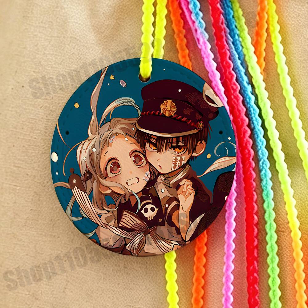 Luggage Tag Leather - Anime Hanako-kun Nene Yashiro Leather Luggage