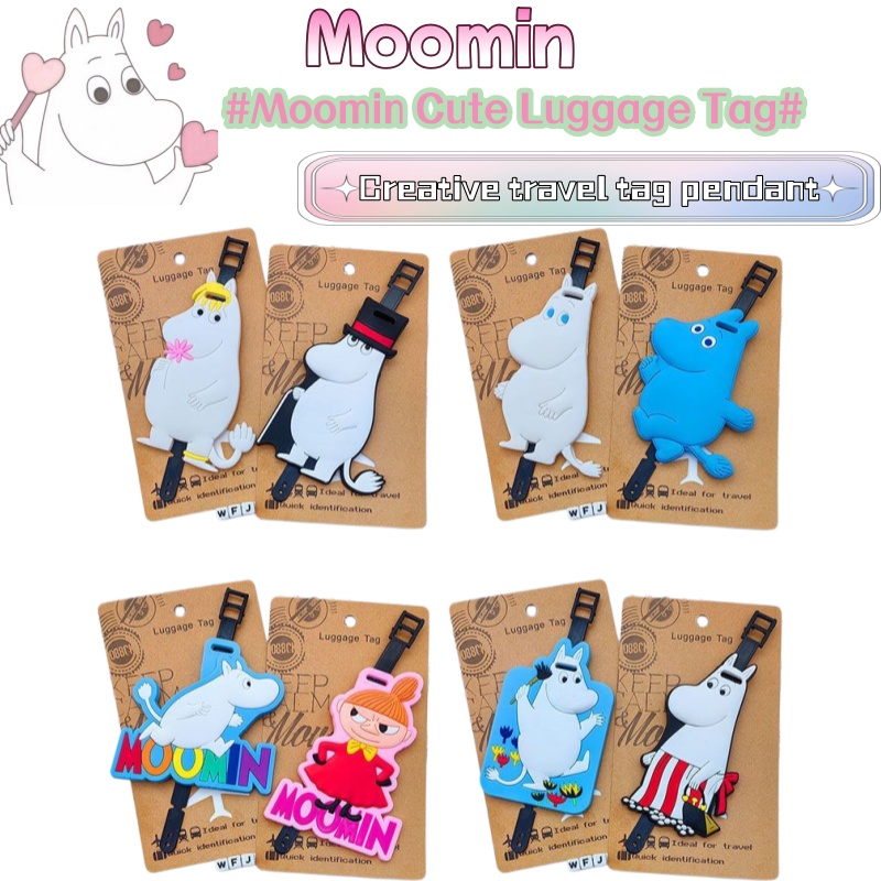 Travel Accessories Deals - Cartoon Anime Little Chubby Moomin Boarding