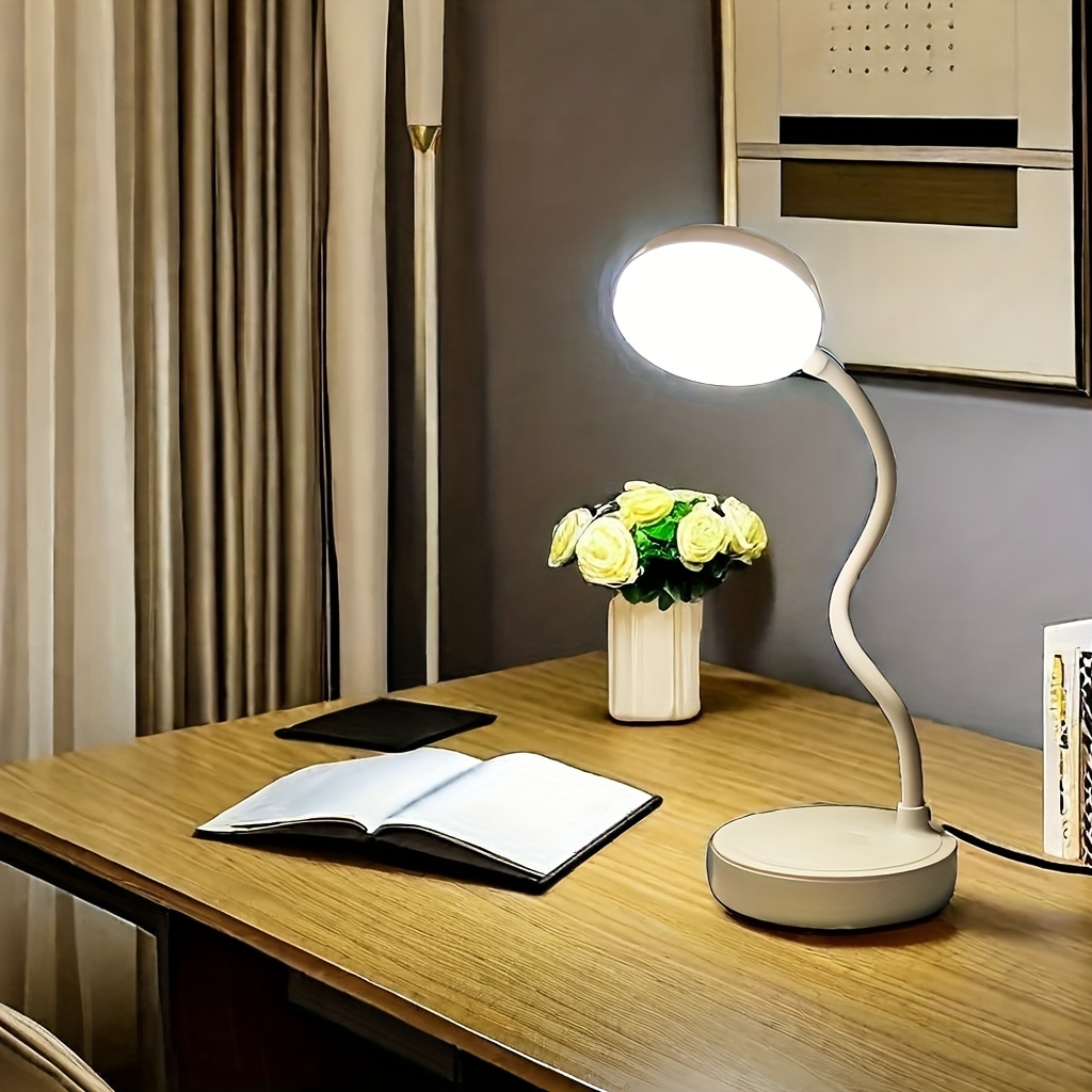 Book Light Flexible - LED Desk Lamp With USB Charging