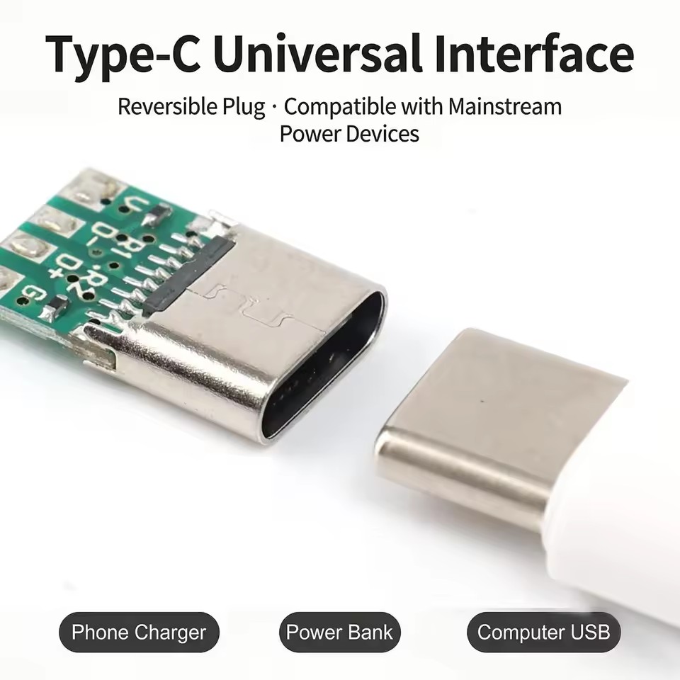Travel Plug Type C - USB 3.1 Type C Connector 5/6