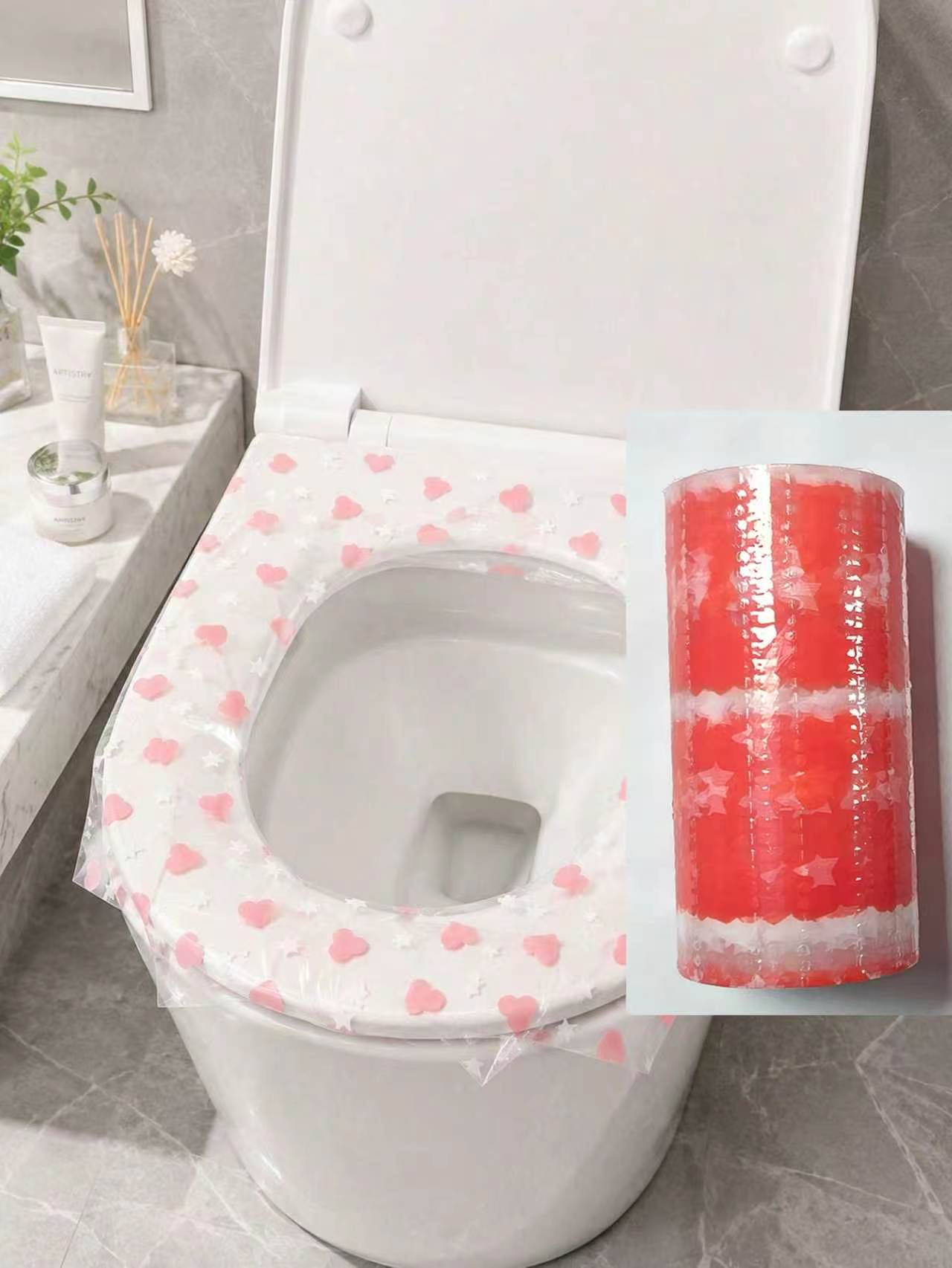 Travel Accessories Deals - 133pcs/roll disposable toilet seat covers, waterproof