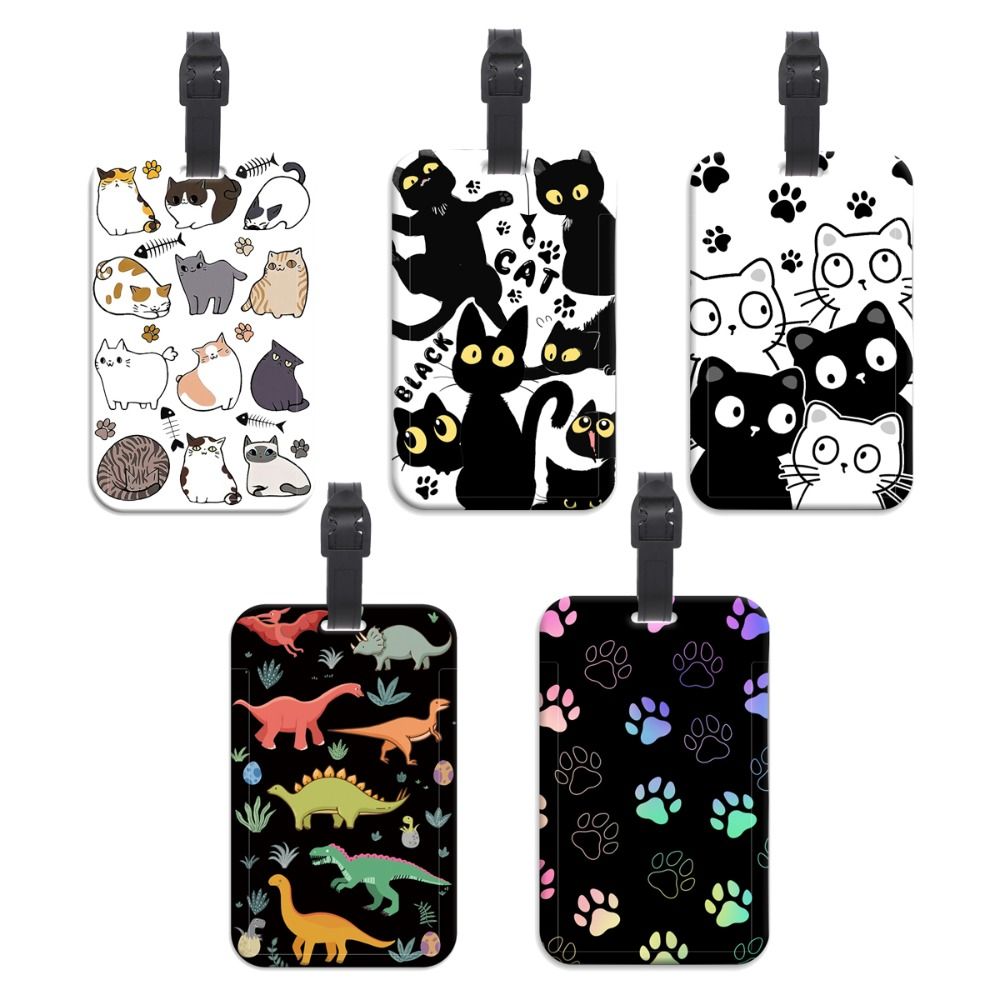 Travel Accessories Pack - Anti-Lost Listing Plastics Baggage Tag Artistic