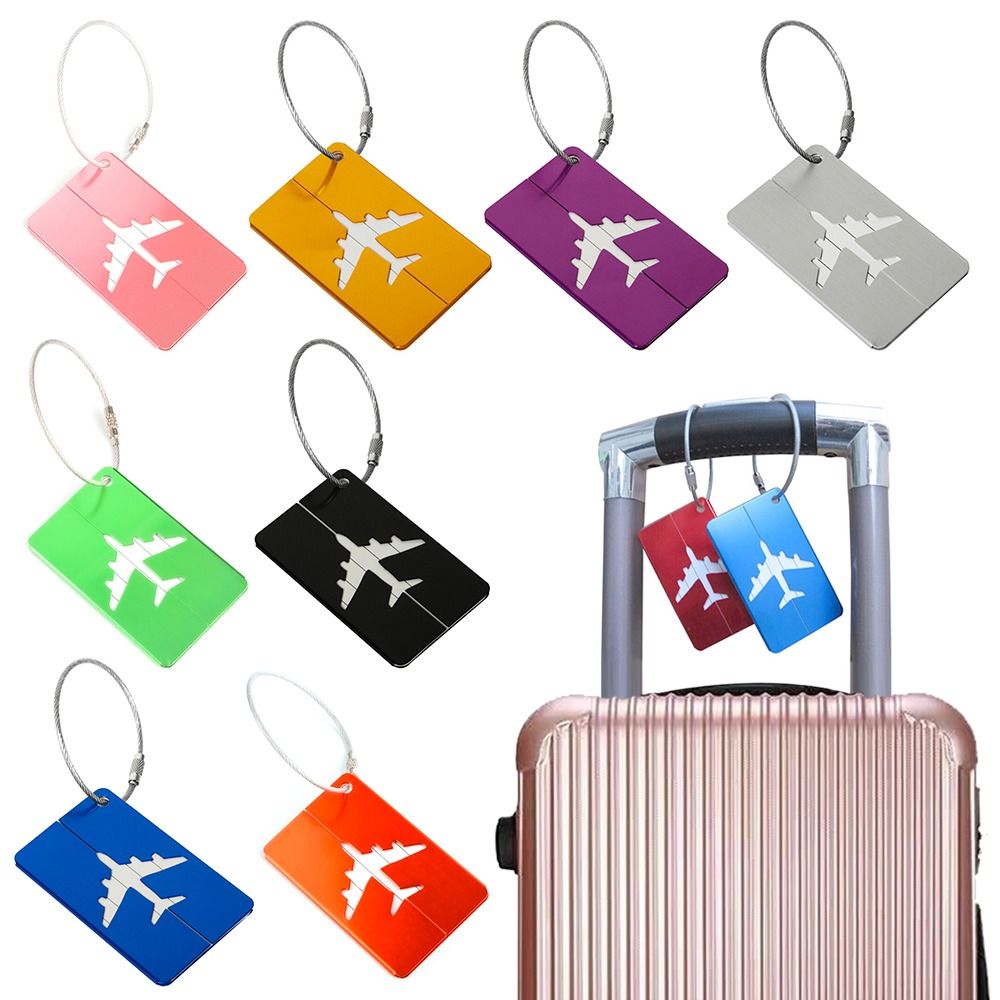 Travel Accessories Plane - Aluminium Travel Luggage Tags Reusable Suitcase