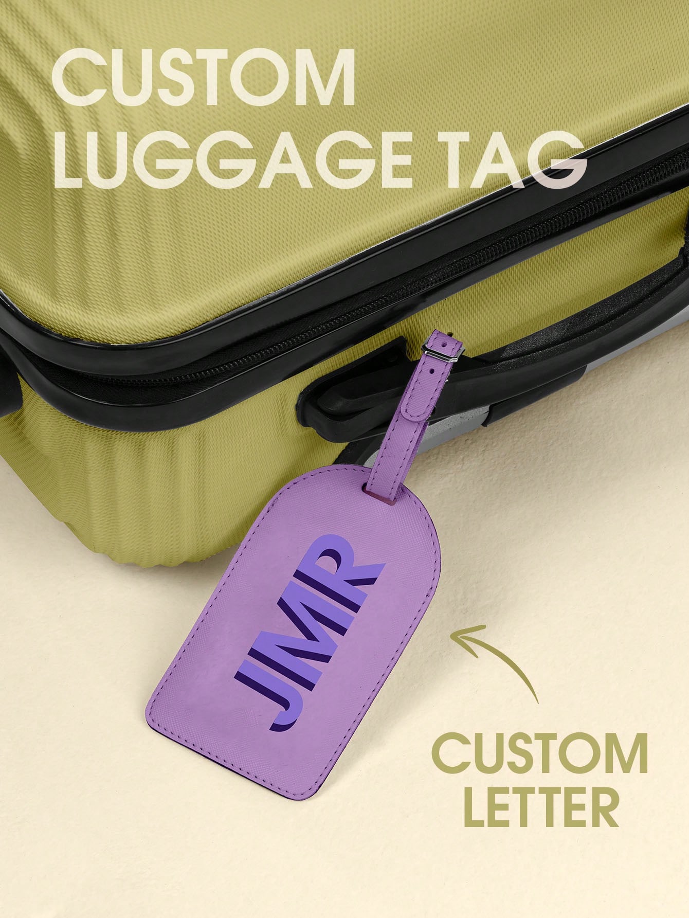 Personalized Initial Luggage T - Travel Accessories B&M recension och pris