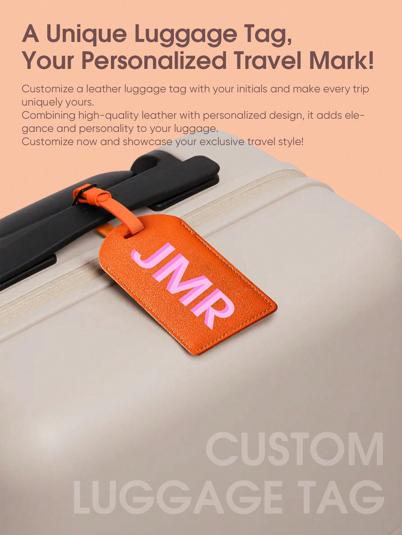 Personalized Initial Luggage T - Travel Accessories B&M recension och pris