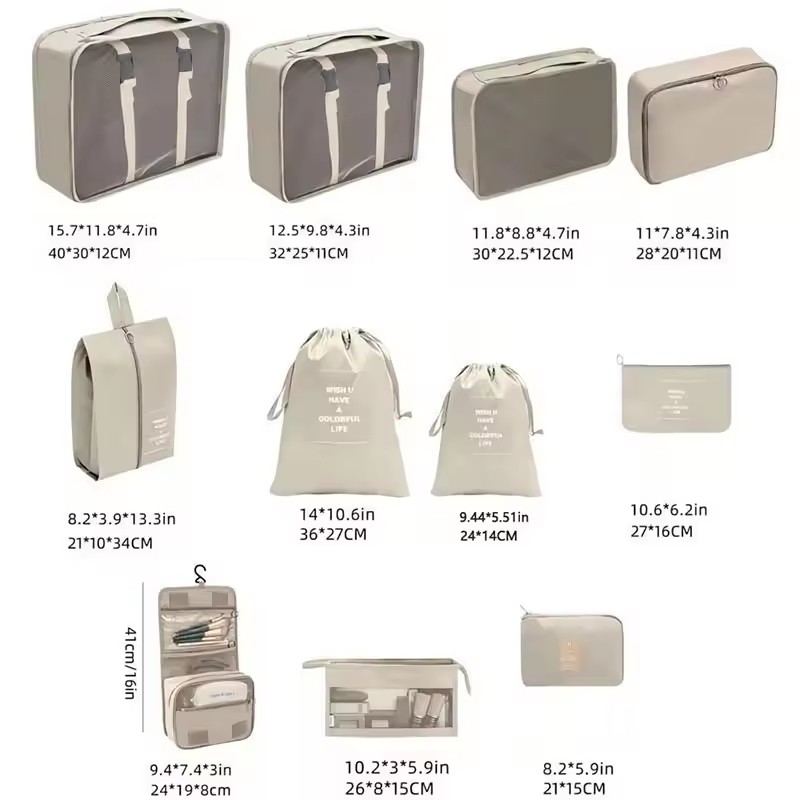Travel Storage Bags Set 7/8/9/ - Travel Accessories Electronics recension och pris