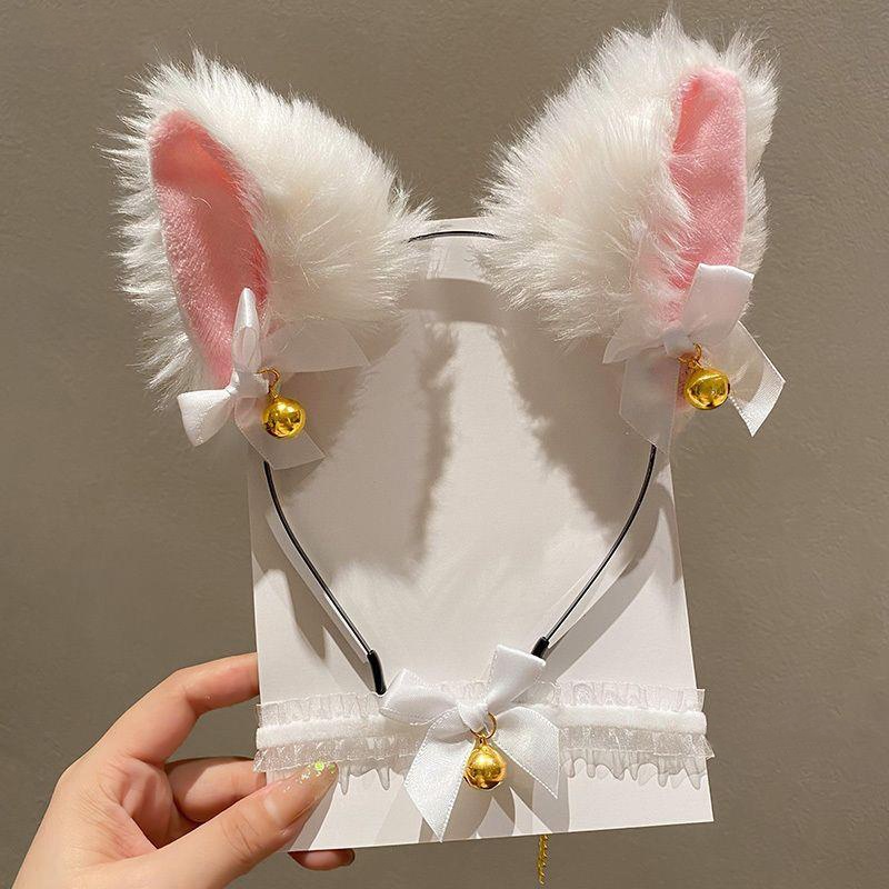 Plush Cat Ear Headband for Wom - Quirky Travel Accessories recension och pris