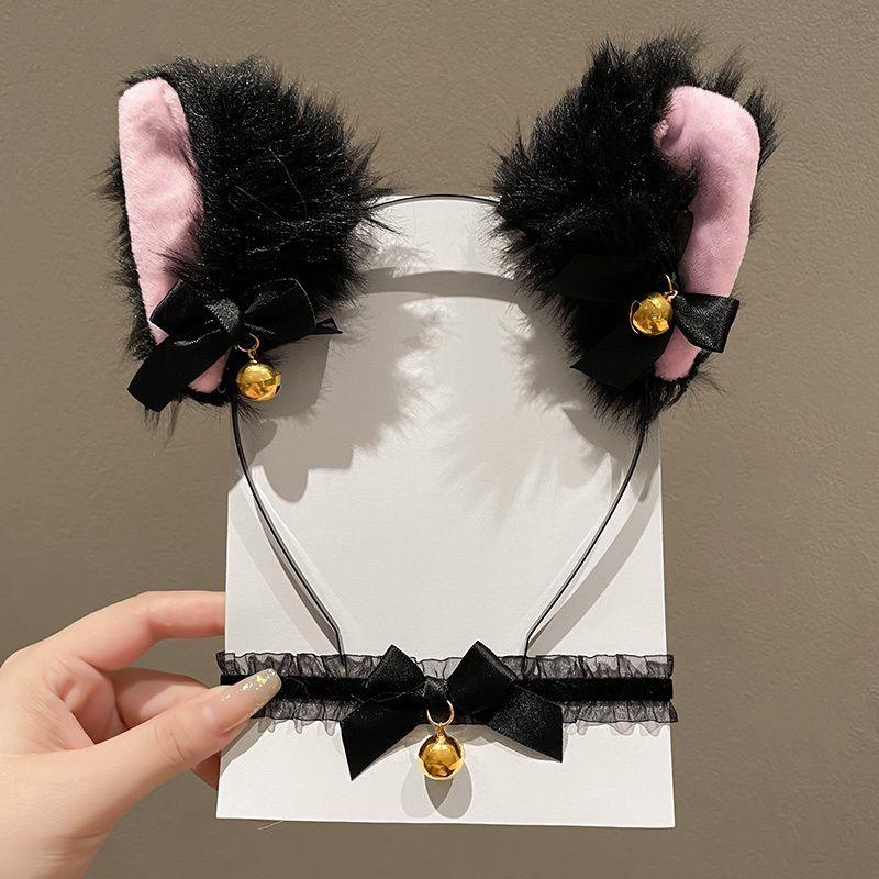 Plush Cat Ear Headband for Wom - Quirky Travel Accessories recension och pris