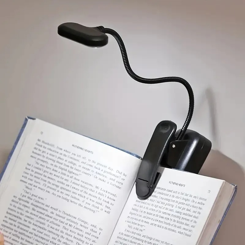 Mini LED Book Light with Clip, - Book Light Flexible recension och pris