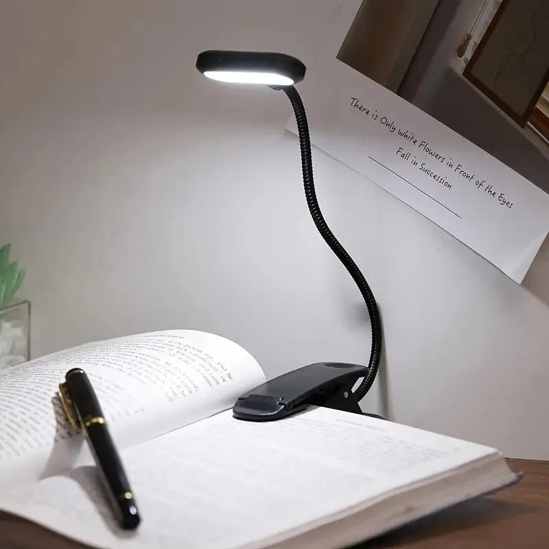 Mini LED Book Light with Clip, - Book Light Flexible recension och pris