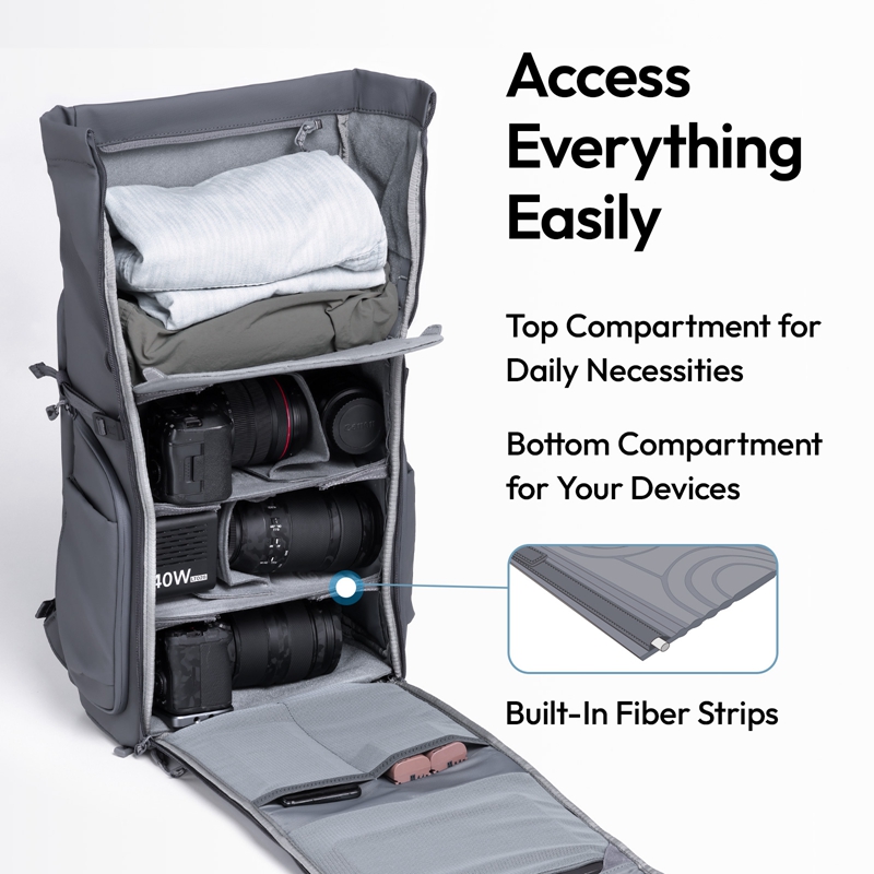 Ulanzi BP04 Hard Shell Camera  - Camera Bag Travel recension och pris