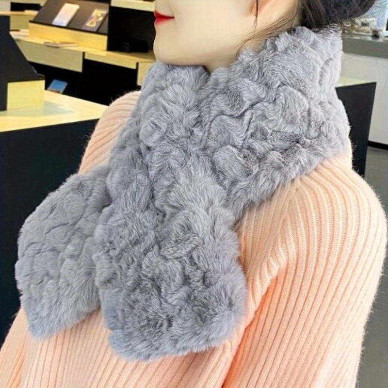 Elegant Women's Faux Rabbit Fu - Travel Accessories Ideas recension och pris