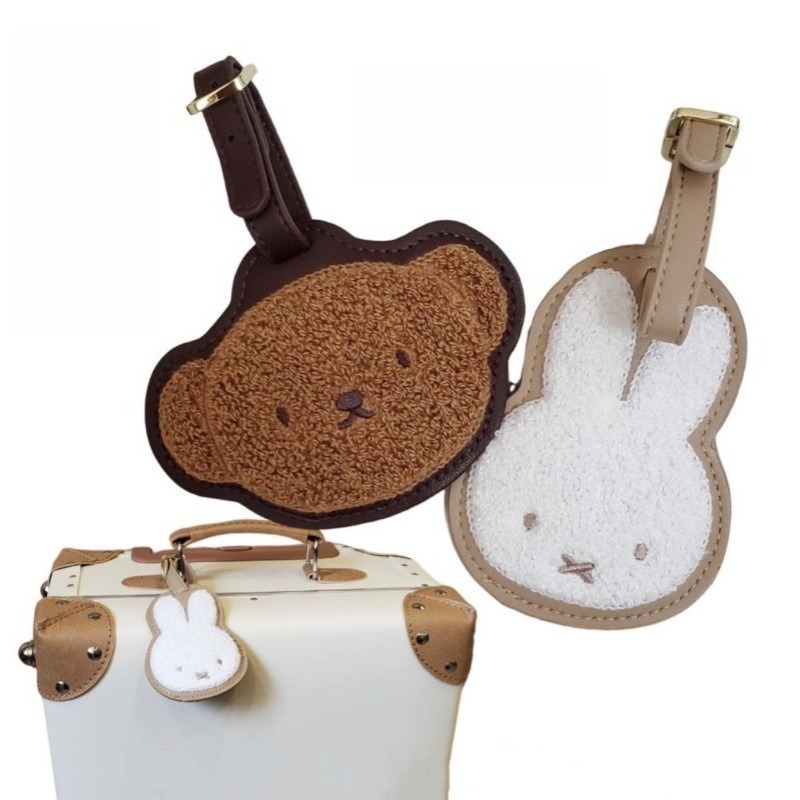 Hot Cartoon Miffy Series Leath - Luggage Tag Leather recension och pris