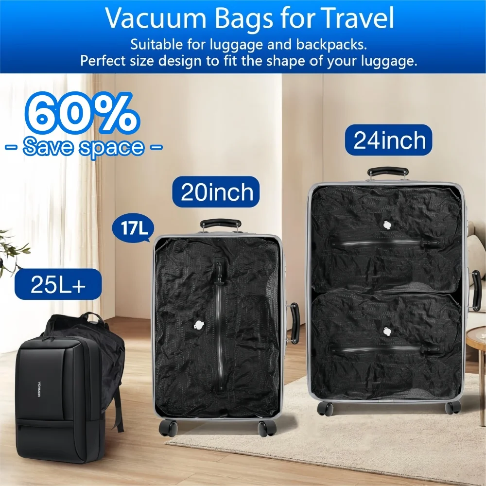 Travel Essentials Vacuum Stora - Travel Accessories Plane recension och pris
