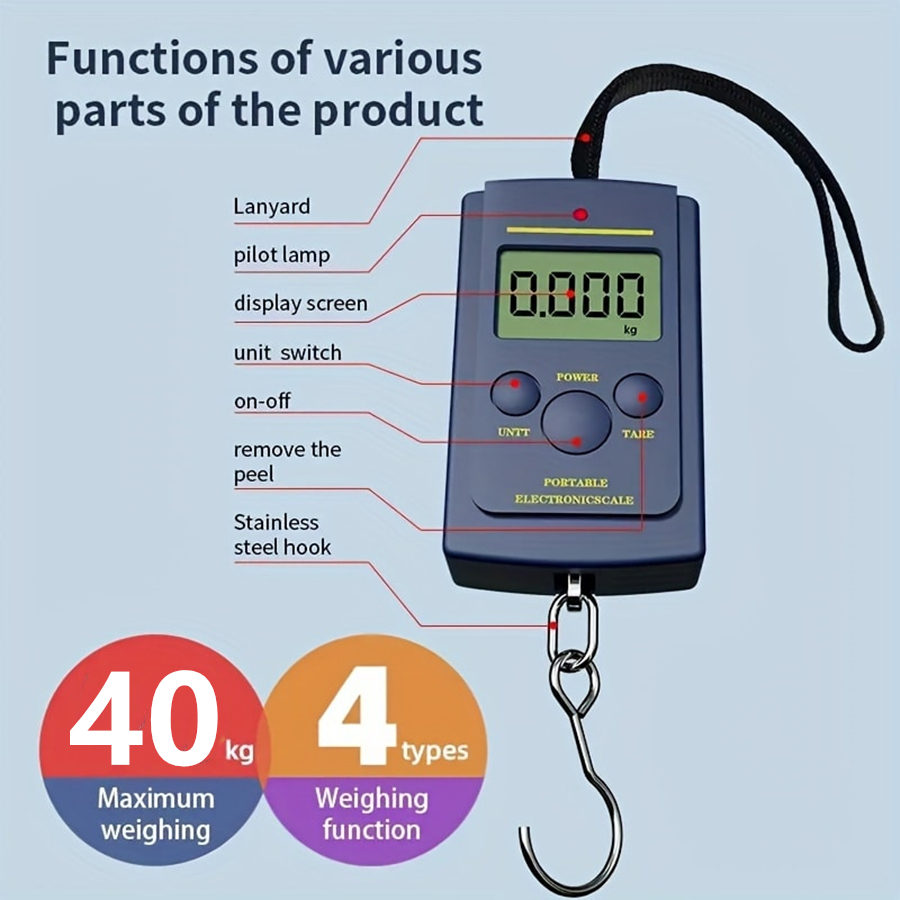 40kg Multifunctional Mini Elec - Travel Accessories Electronics recension och pris
