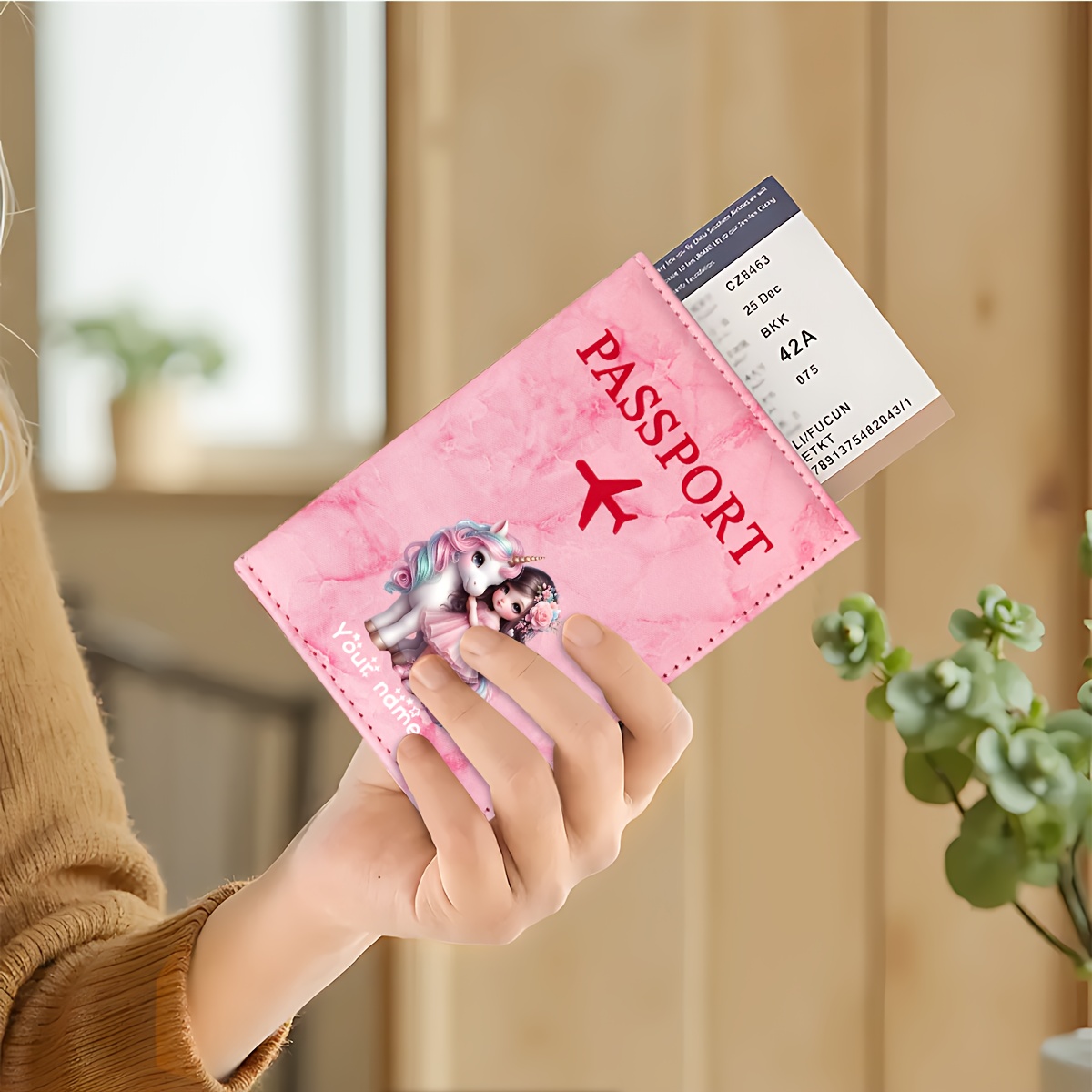 Unicorn Girl Pattern PU Passpo - Travel Accessories Plane recension och pris