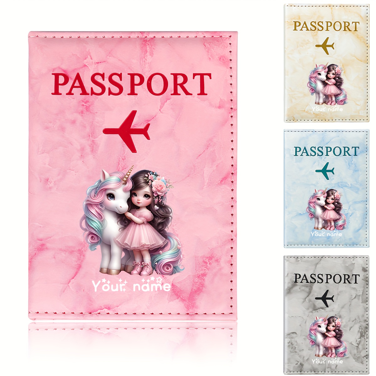 Unicorn Girl Pattern PU Passpo - Travel Accessories Plane recension och pris