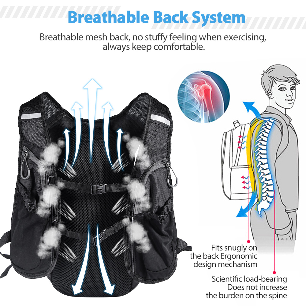 Running Backpack Vest With Wat - Hydration Pack Backpack recension och pris