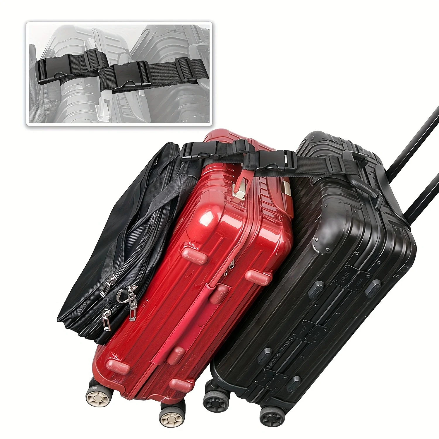 1pc Simple Adjustable Luggage  - Quality Travel Accessories recension och pris
