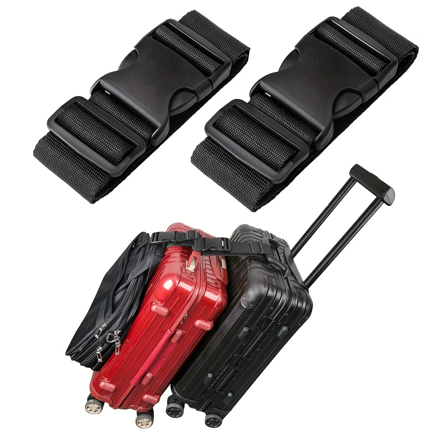 1pc Simple Adjustable Luggage  - Quality Travel Accessories recension och pris