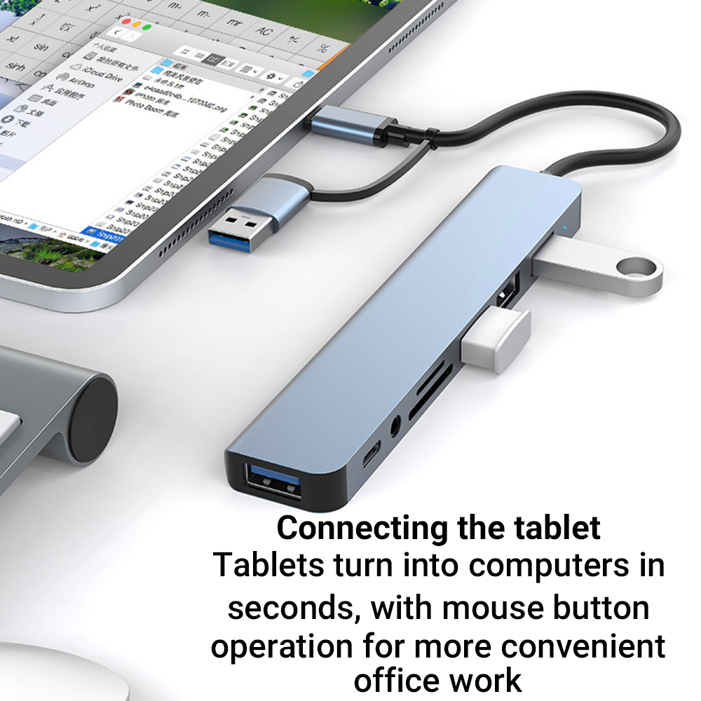 7/8 in1 USB C Hub Expander Mul - Travel Plug Type C recension och pris