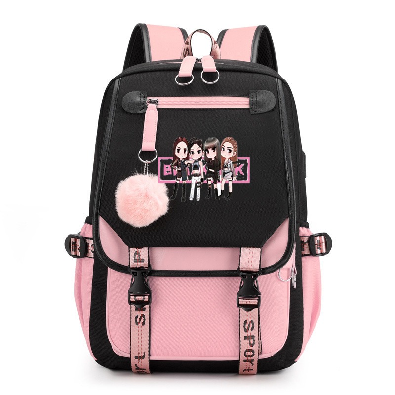 Black Pink Pattern Large Capac - Travel Packing Accessories recension och pris