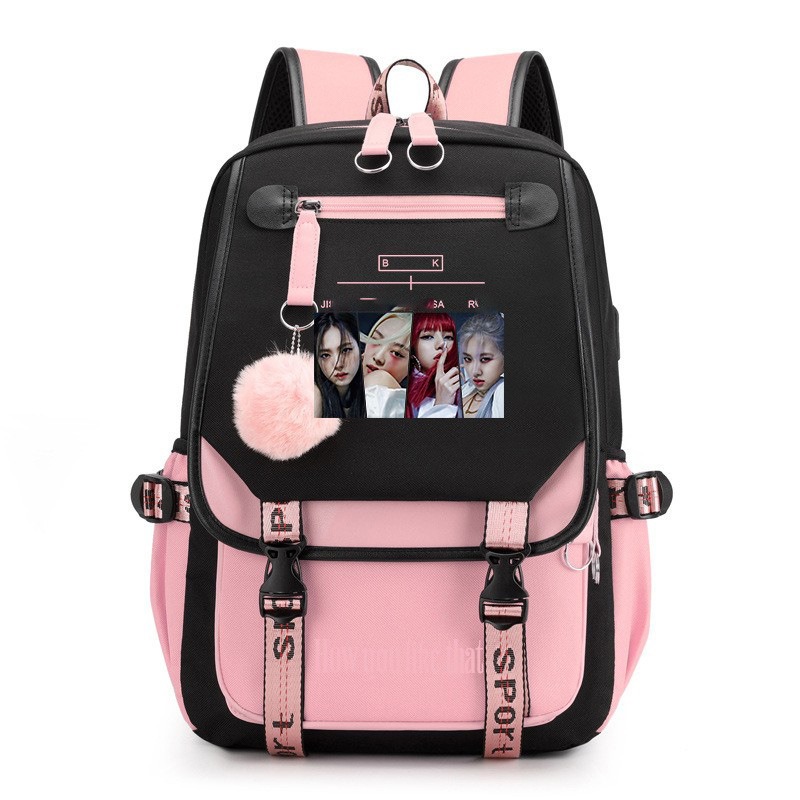 Black Pink Pattern Large Capac - Travel Packing Accessories recension och pris