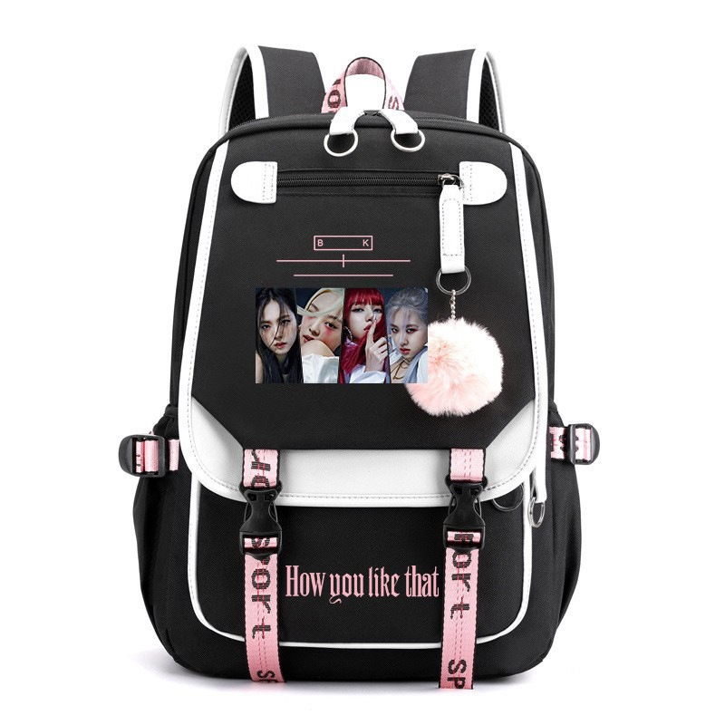 Black Pink Pattern Large Capac - Travel Packing Accessories recension och pris