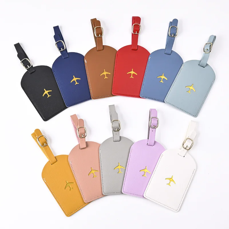1pc Thicken PU Hot Stamping Ai - Luggage Tag Leather recension och pris