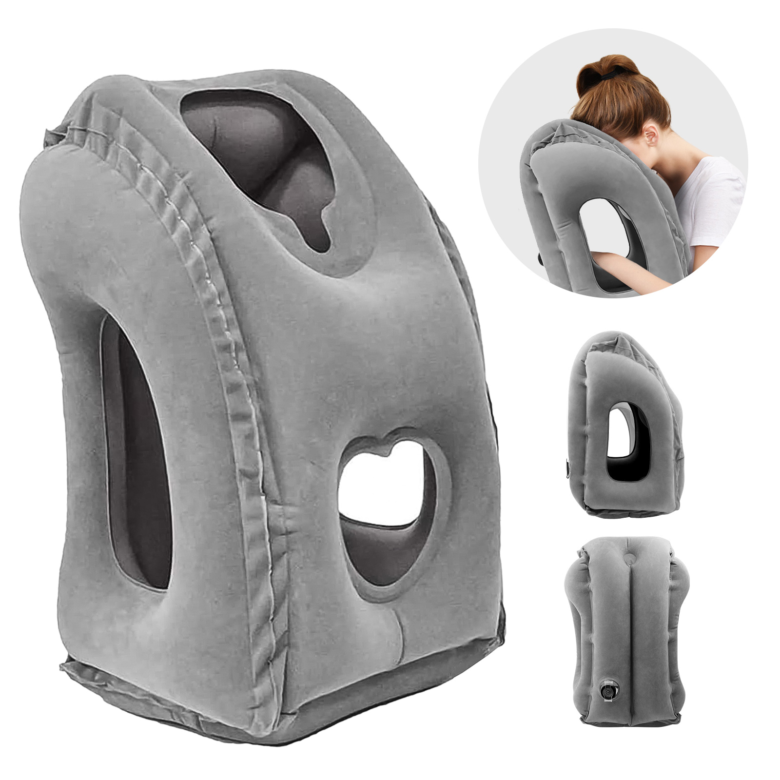 1pc Inflatable Travel Pillow,  - Travel Accessories Plane recension och pris