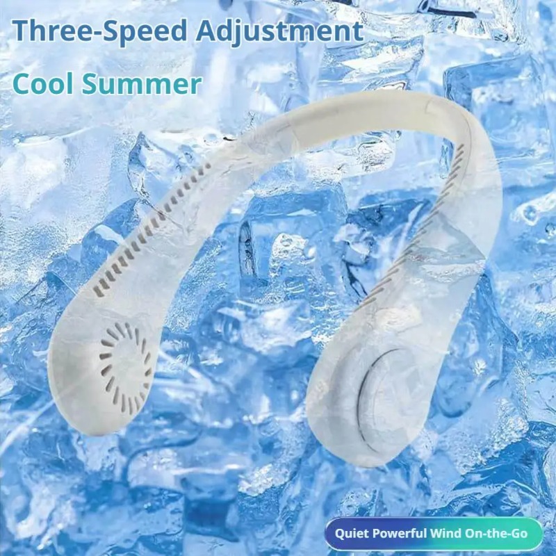 2026 New Bladeless Neck Fan US - Travel Accessories Electronics recension och pris