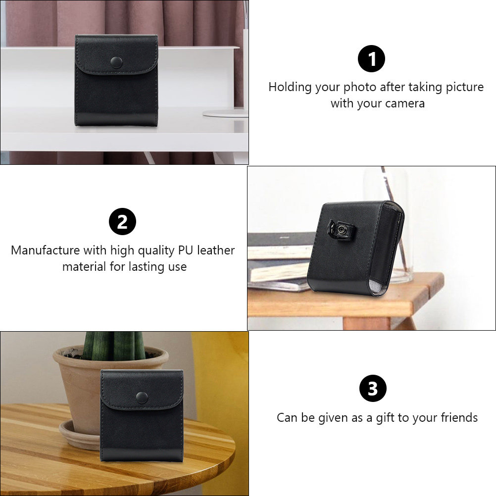 PU Instant Camera Film Photo B - Camera Bag Travel recension och pris