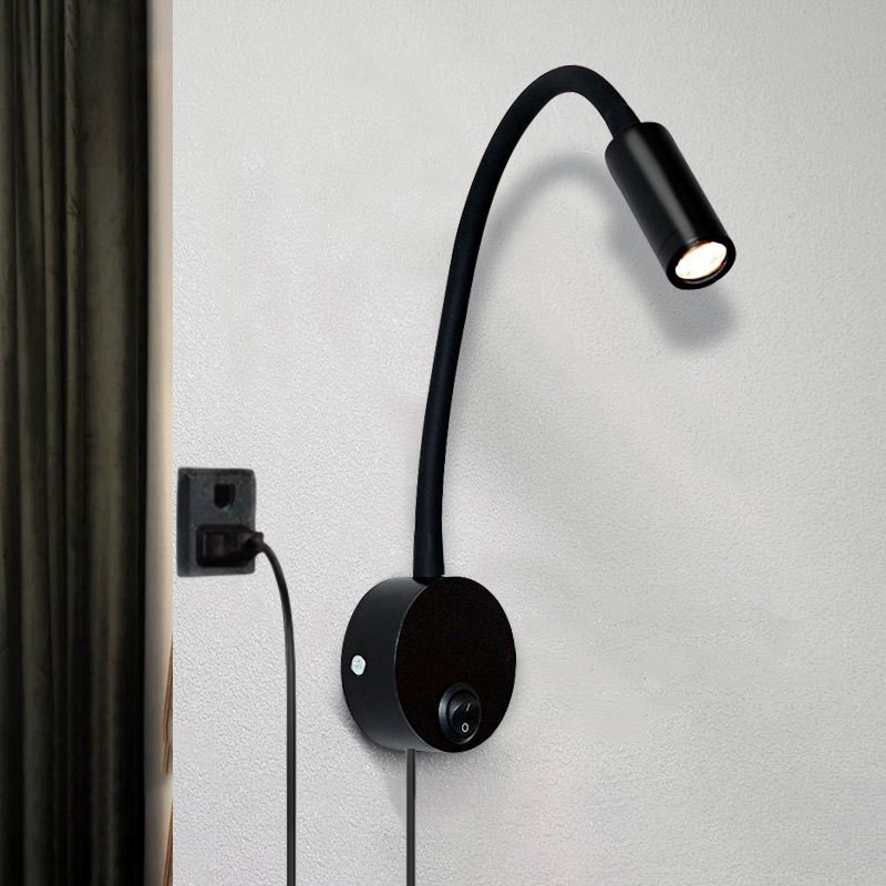 3W Bronze Gooseneck LED Wall L - Book Light Flexible recension och pris