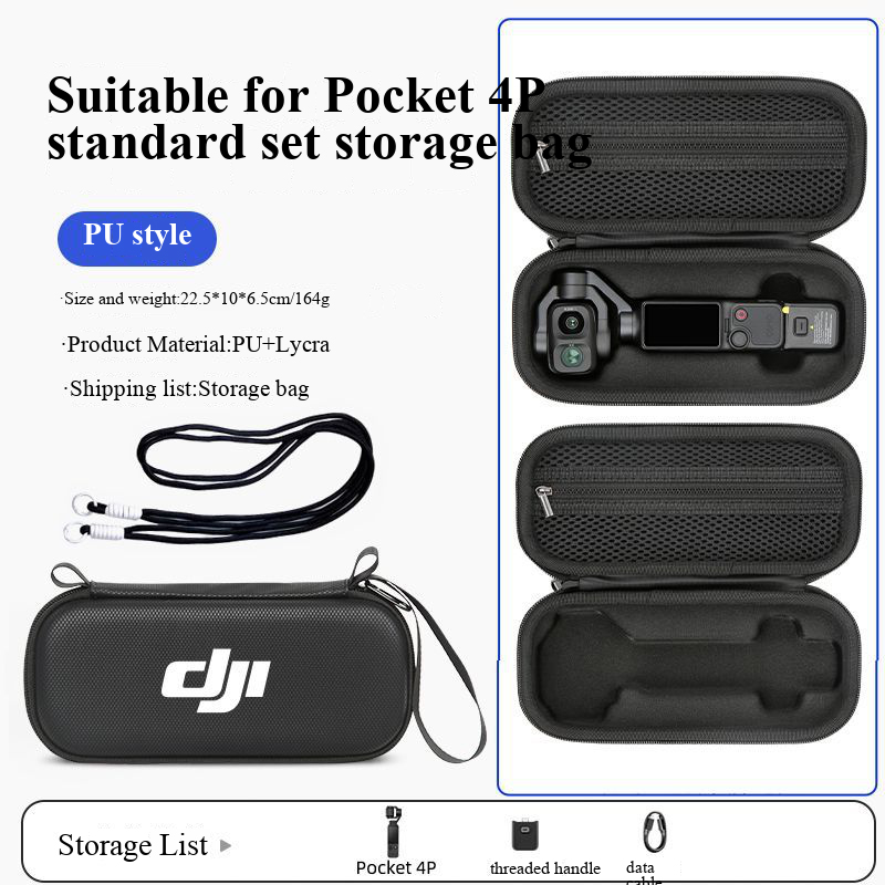 Storage Bag For DJI Pocket 4 P - Camera Bag Travel recension och pris