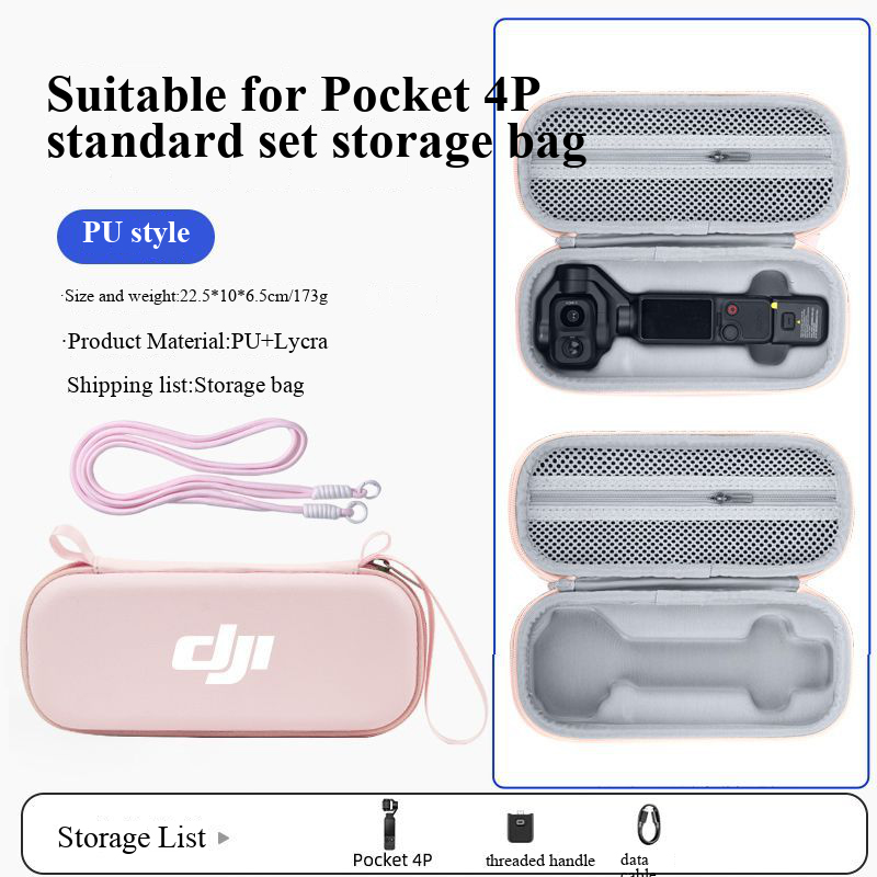 Storage Bag For DJI Pocket 4 P - Camera Bag Travel recension och pris
