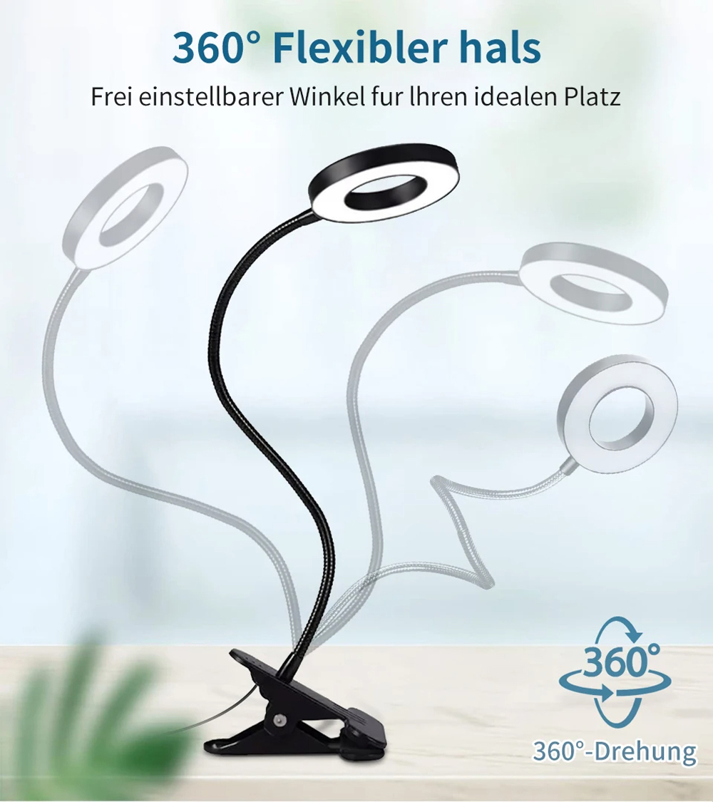 Clip on Light LED Reading Book - Book Light Flexible recension och pris