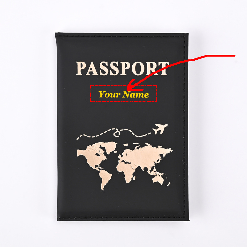 New Cute Personalized Passport - Travel Accessories Plane recension och pris