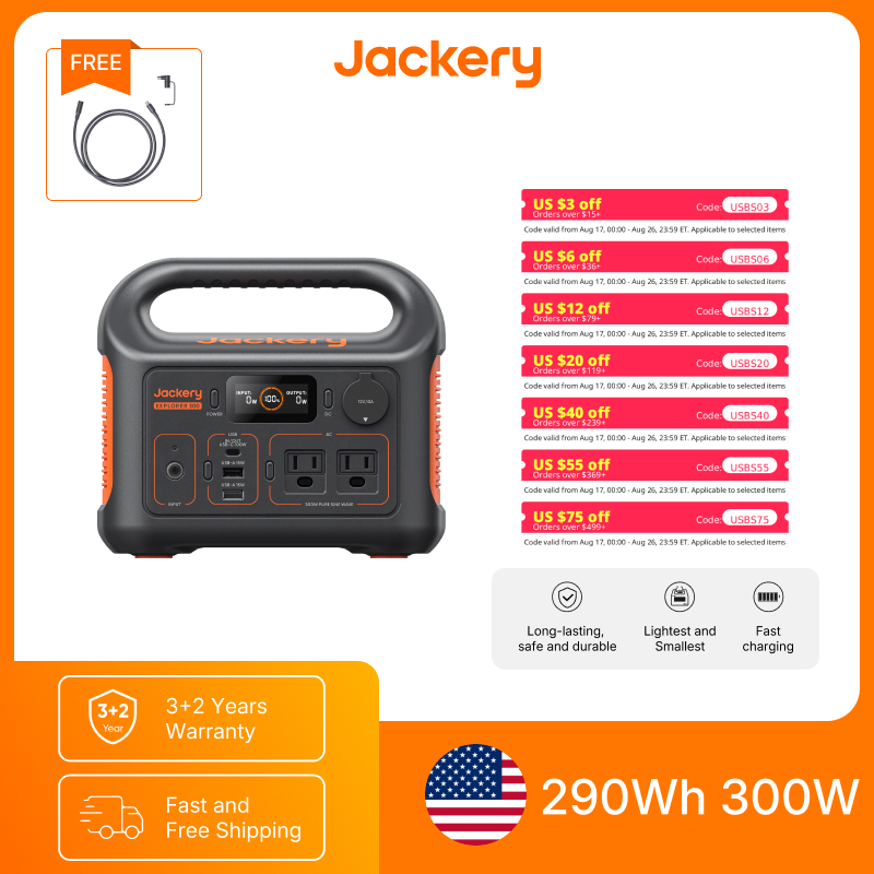 Jackery Portable Power Station - Travel Accessories Electronics recension och pris