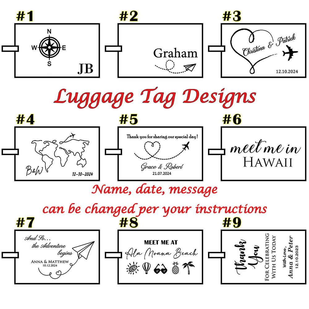 Personalized Pu Leather Luggag - Luggage Tag Leather recension och pris
