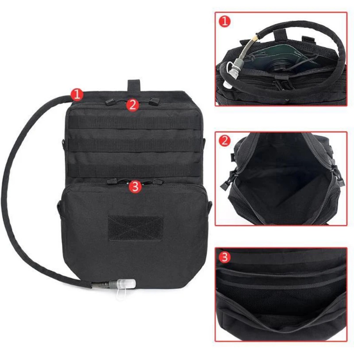 Outdoor Molle Bag Camping Hydr - Hydration Pack Backpack recension och pris