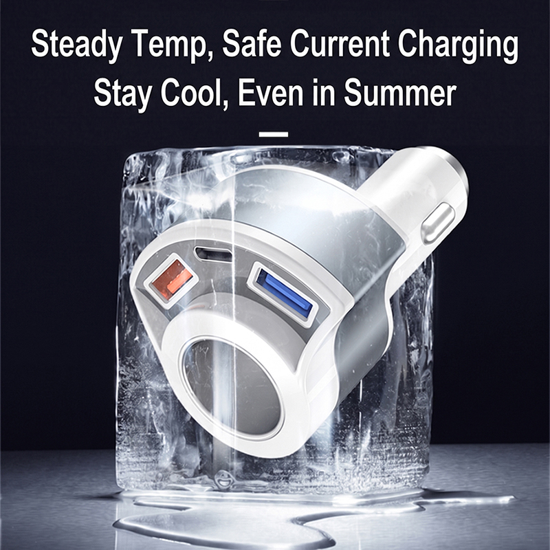 Fast Charging Multi Port Vehic - Travel Plug Type C recension och pris
