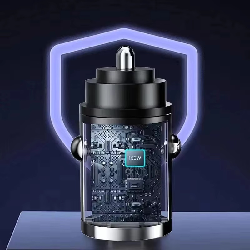100W PD USB Car Charger Lighte - Travel Plug Type C recension och pris