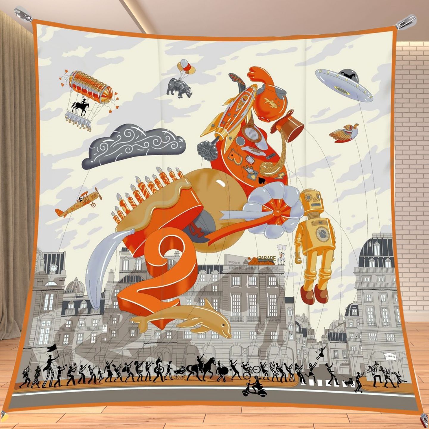 90cm Twill Silk Like Square Sc - Quality Travel Accessories recension och pris
