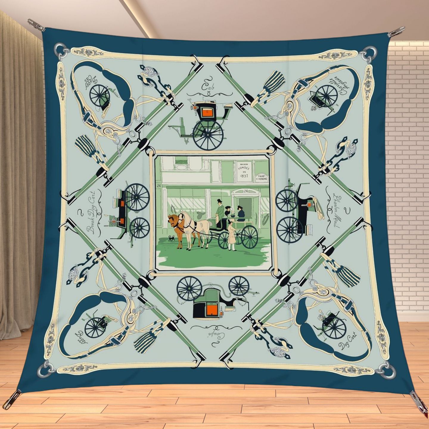 90cm Twill Silk Like Square Sc - Quality Travel Accessories recension och pris